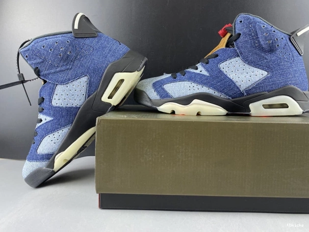 Rep TB Washed 6 Jordan Denim Air CT5350-401 0707